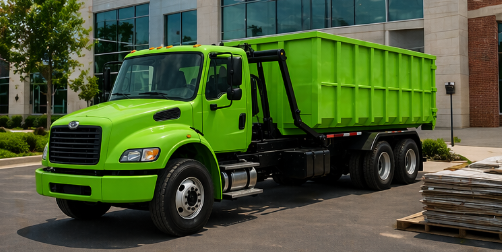 Dumpster truck